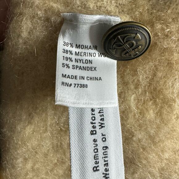 Alexa Chung X Madewell Ruby Cardigan Mohair Wool Blend Cream Casual Wardrobe XS - Picture 8 of 9